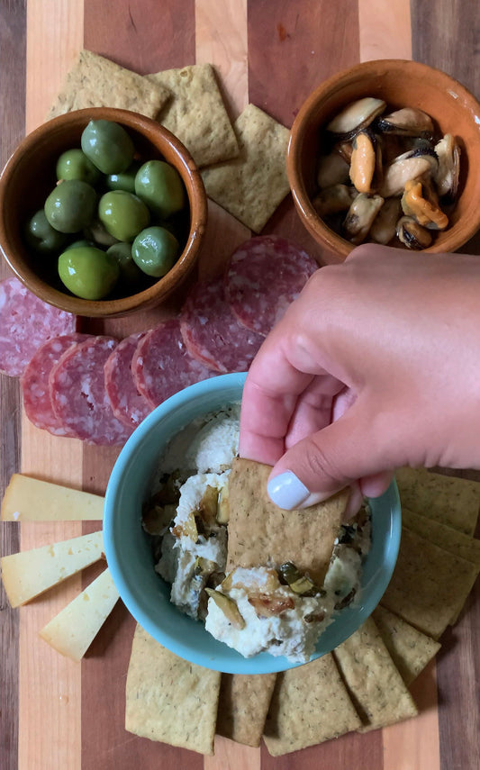 WHIPPED FETA AND GRILLED ZUCCHINI DIP