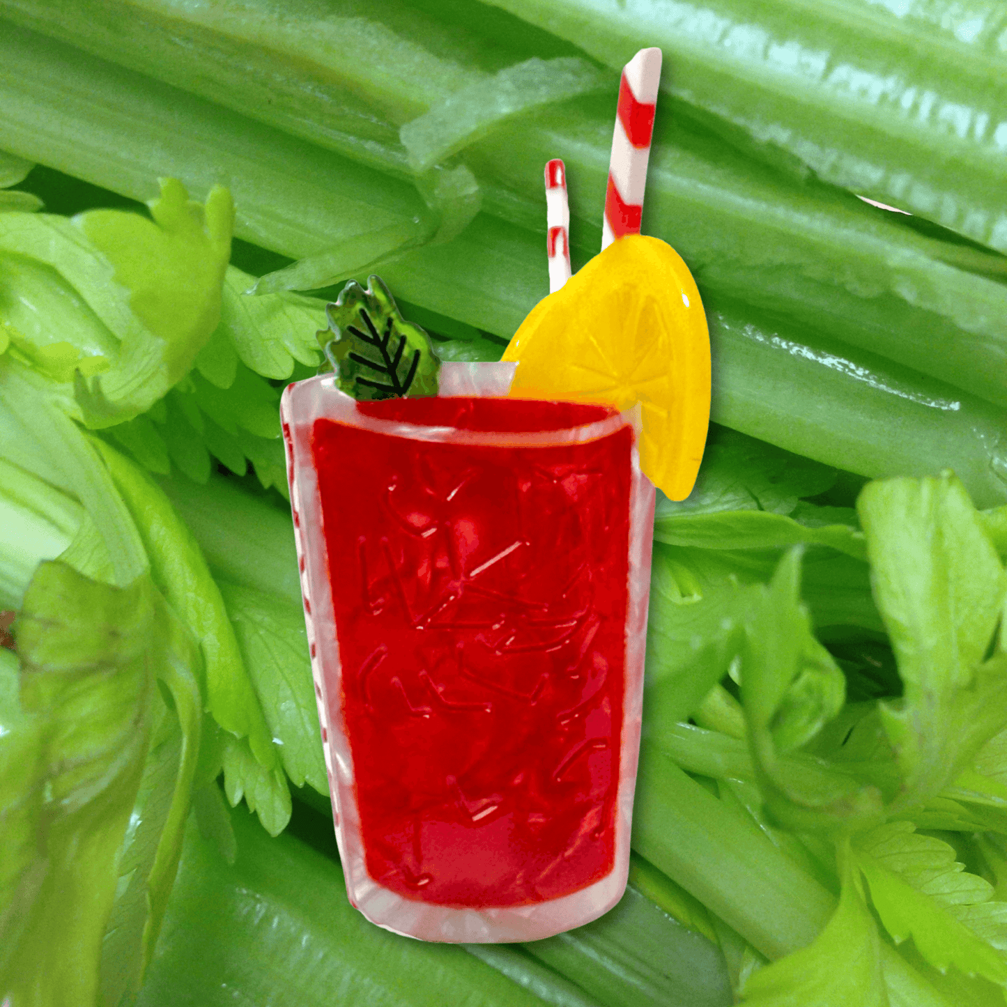 Bloody Mary Hair Claw Clip