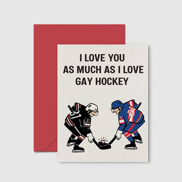 Heated Rivalry Love Card- Culture Flock