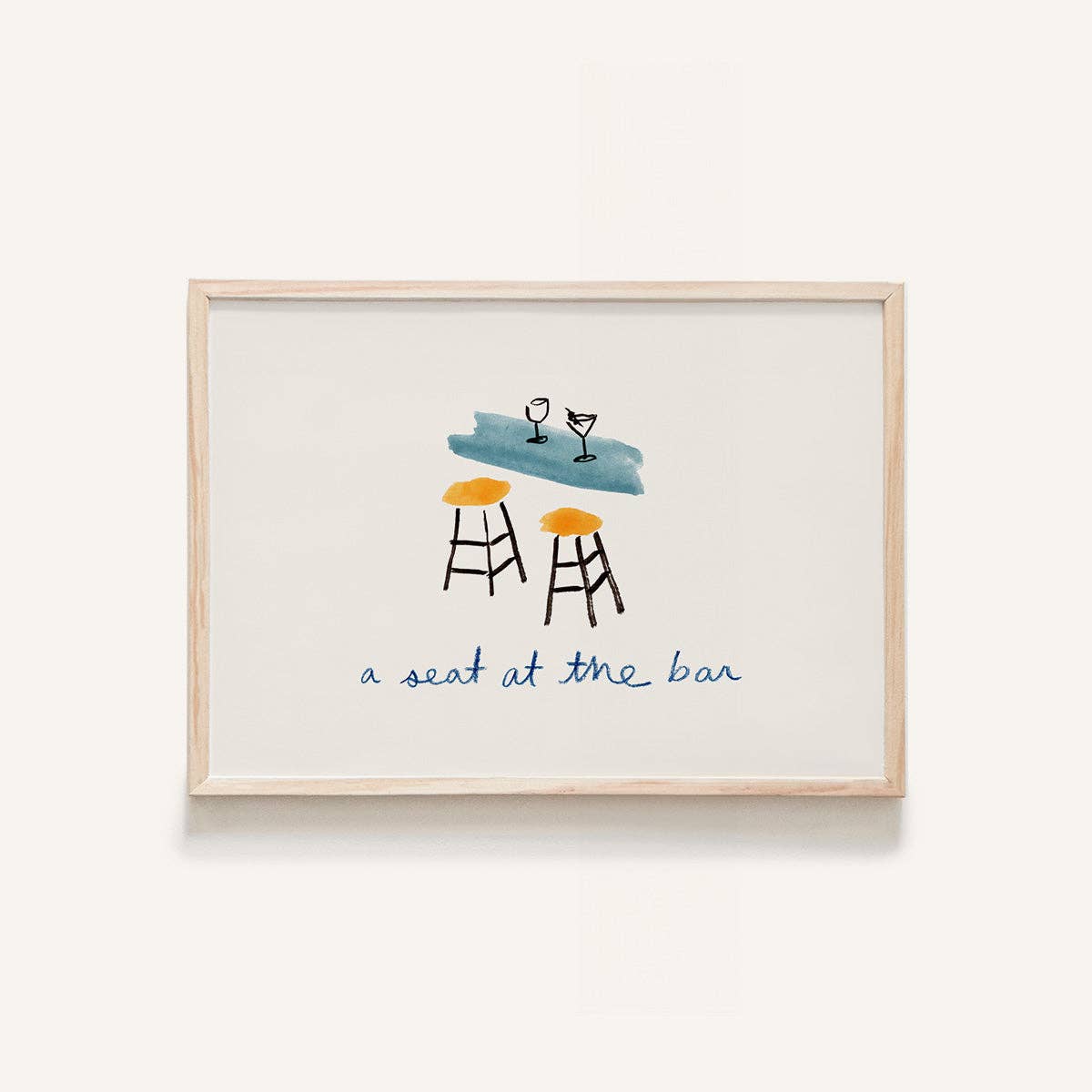 A Seat at the Bar- Phthalo Ruth Print