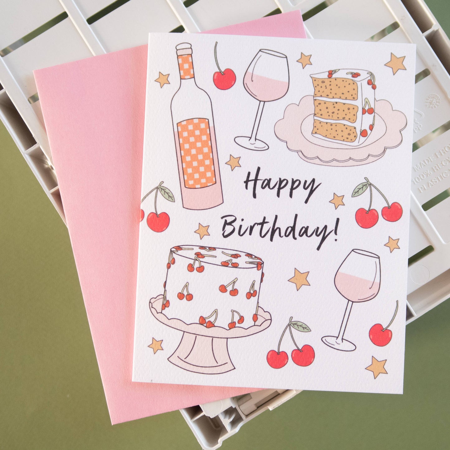 Birthday Cherries Card