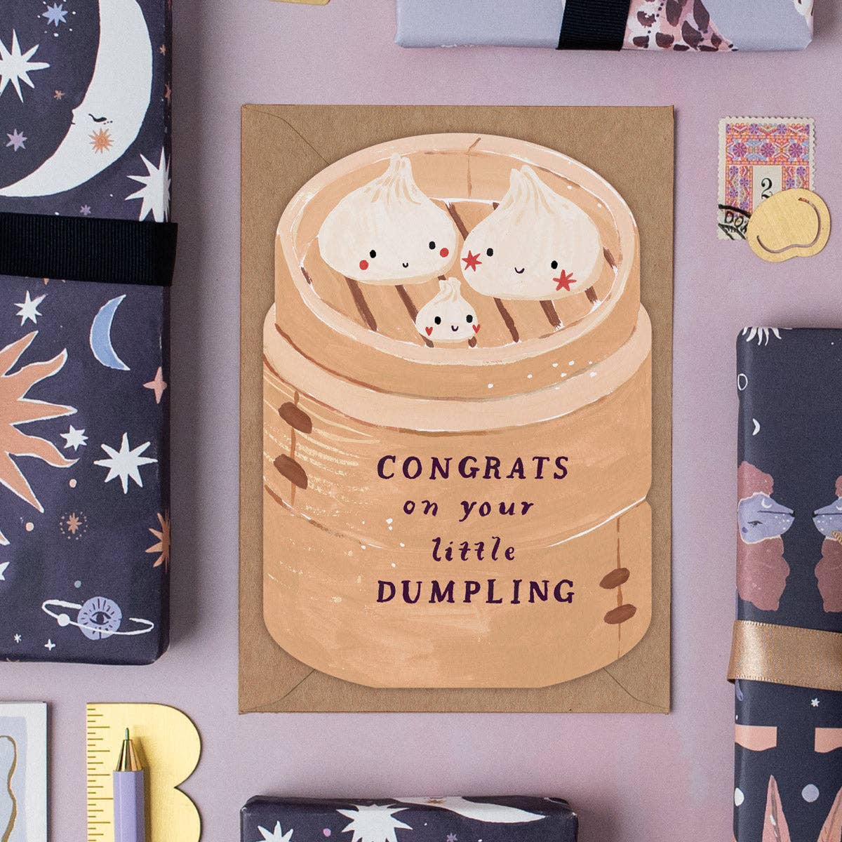 Dumpling New Baby Card | Sister Paper Co.