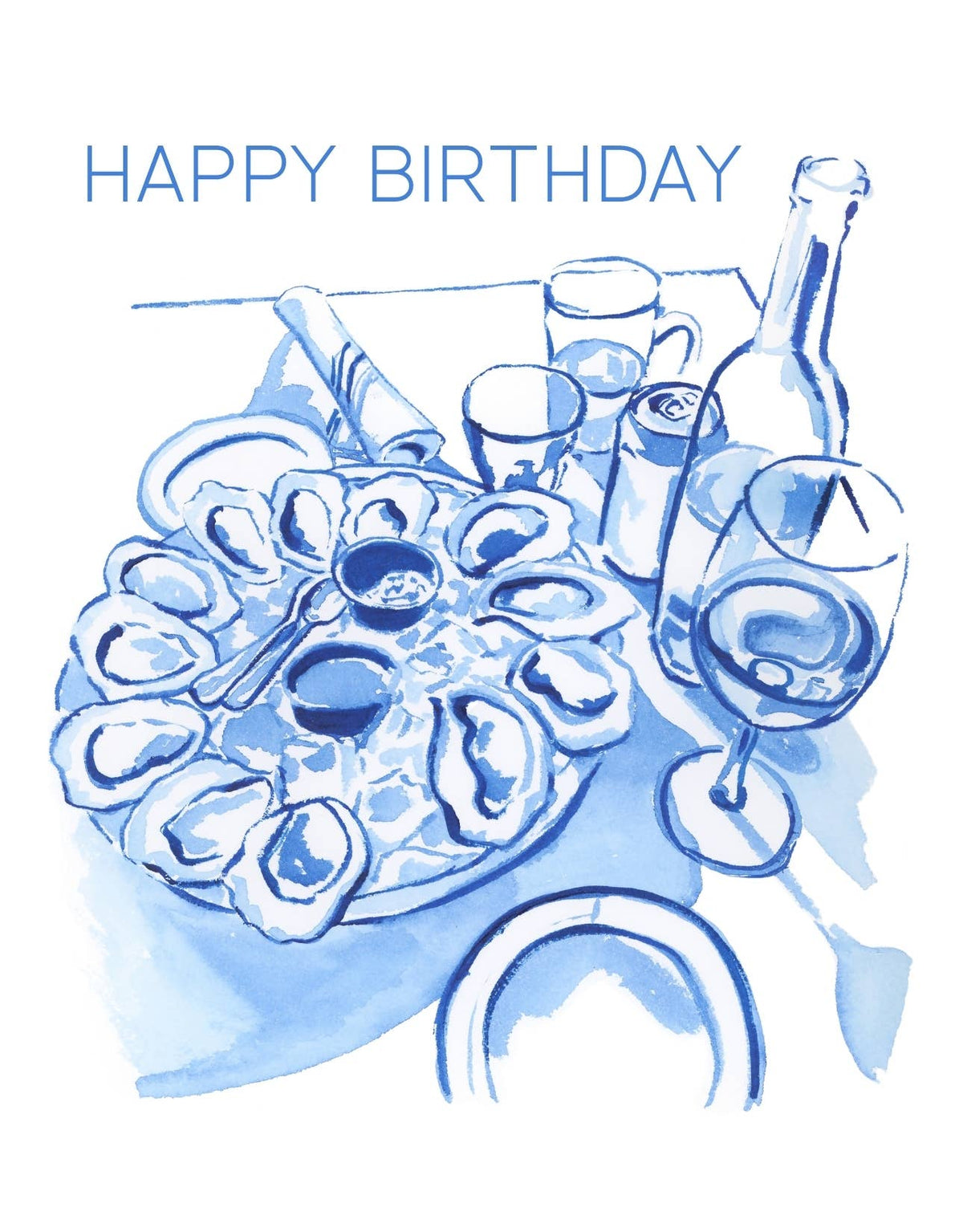 Blue Brix Birthday- Laurel Greenfield Art
