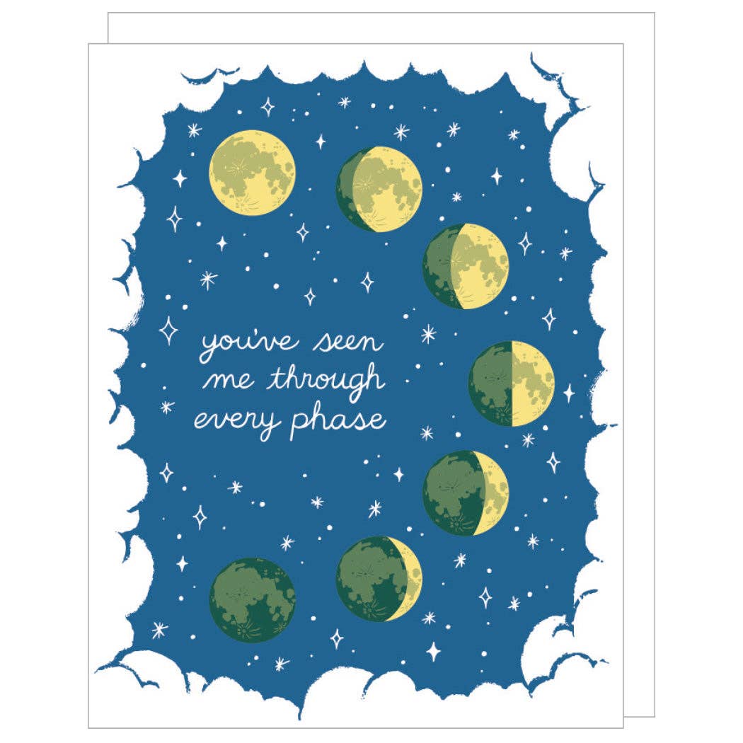Moon Phases Caregiver Card
