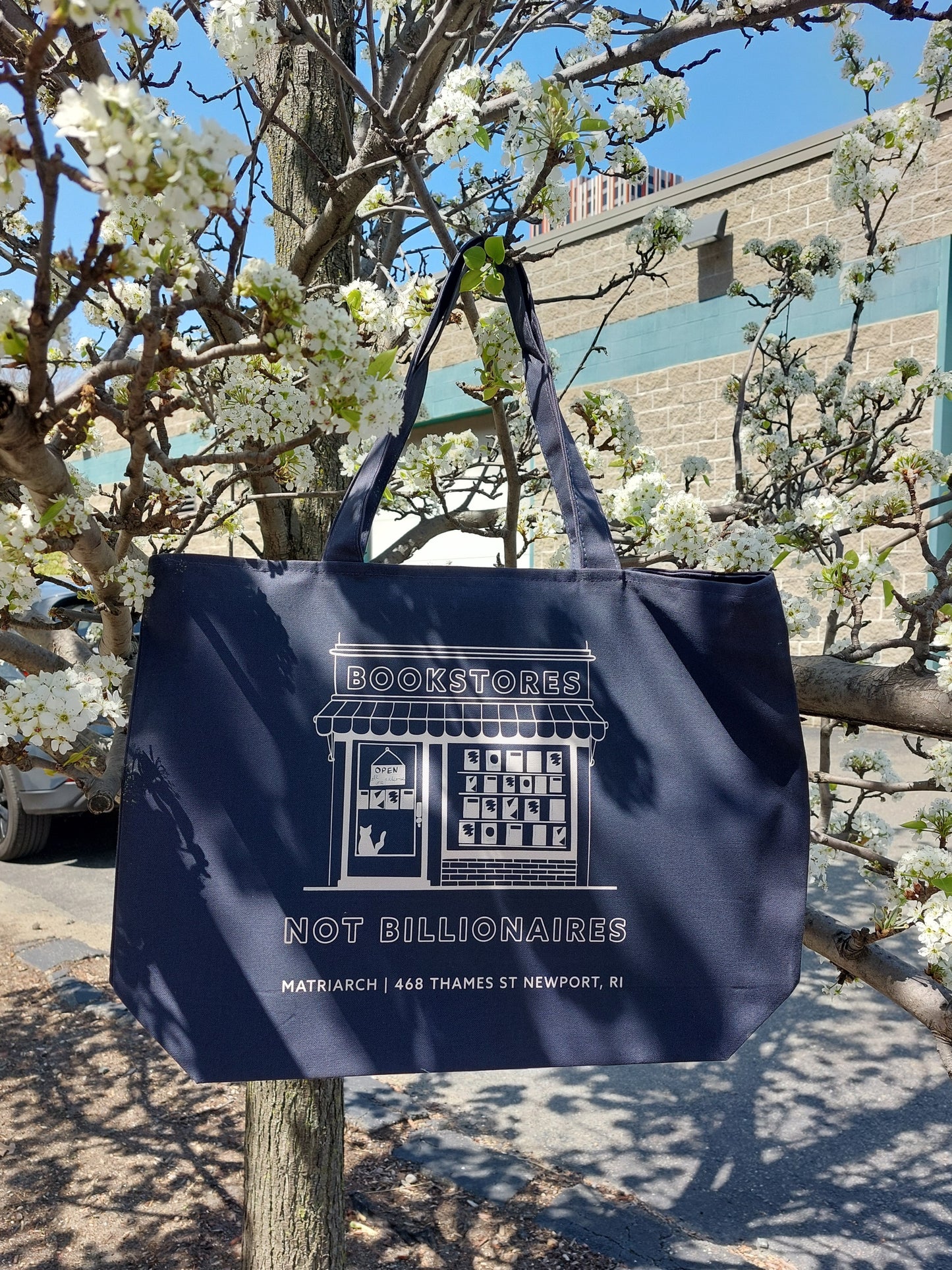 Bookstores Not Billionaires Zipper Tote Bag