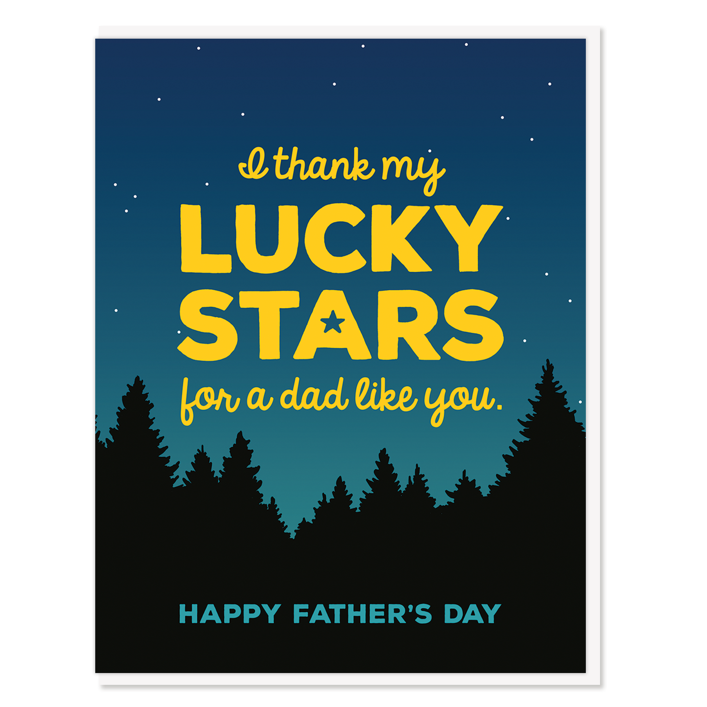 Semi Sweet Press - Lucky Stars Father's Day Card
