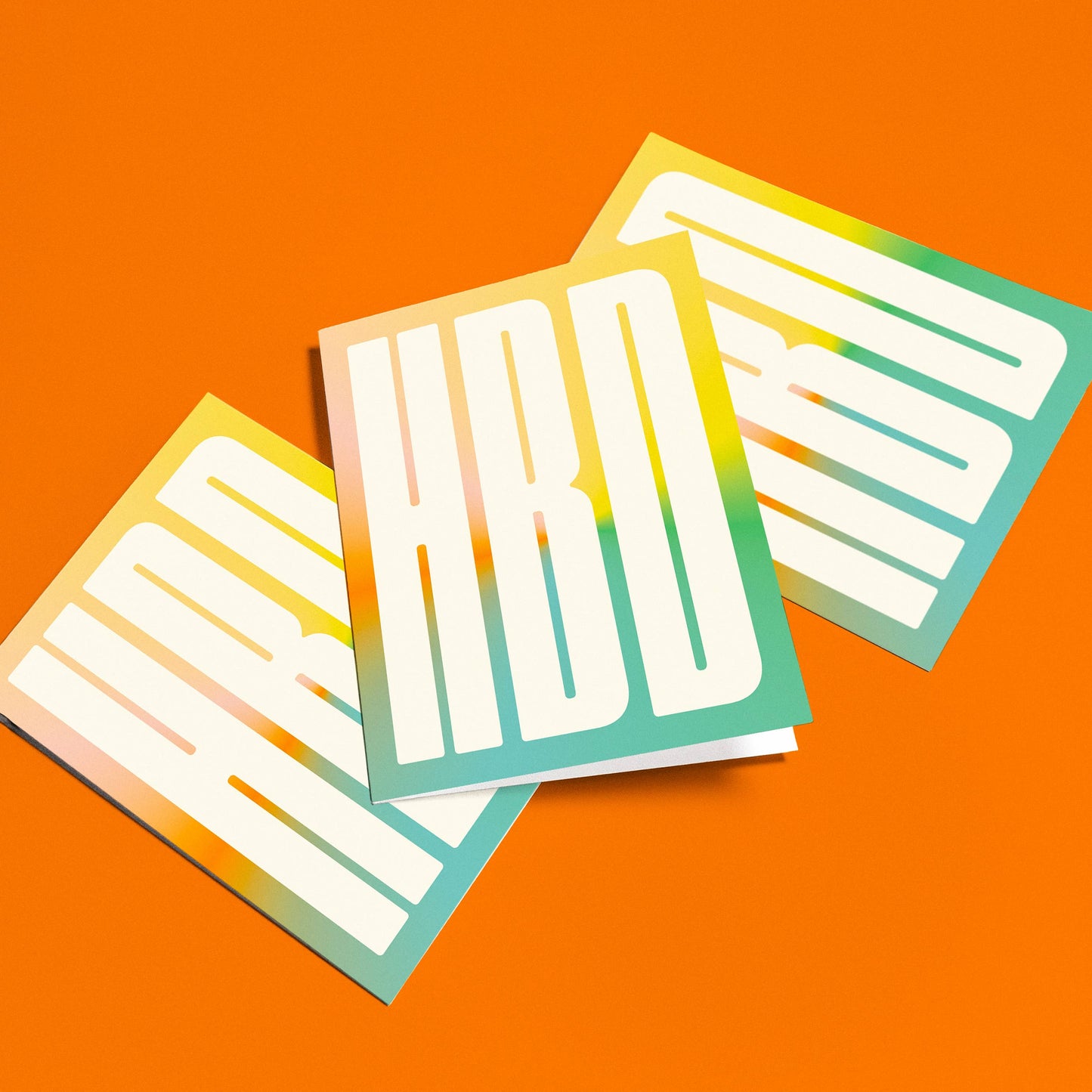HBD Gradient Prism – Birthday Card