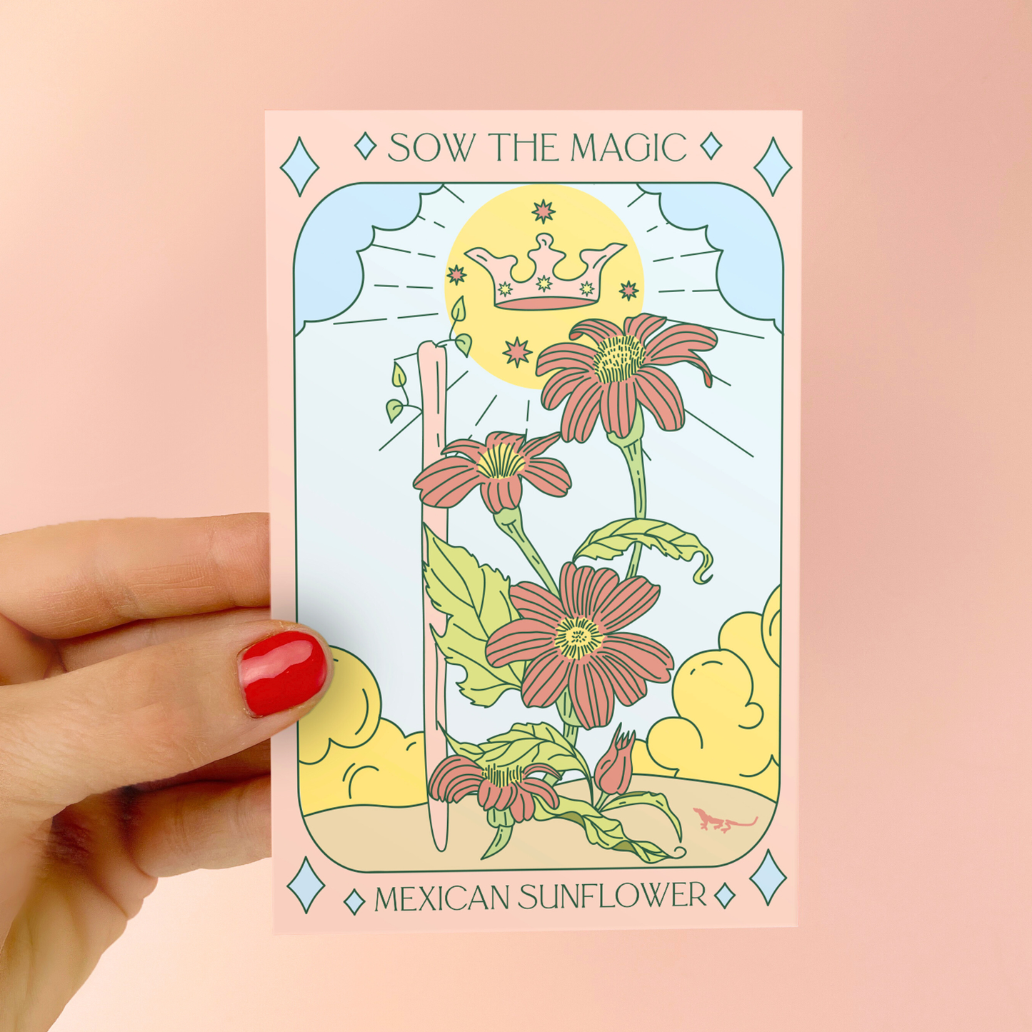 Sow the Magic - Mexican Sunflower Tarot Garden + Gift Seed Packet