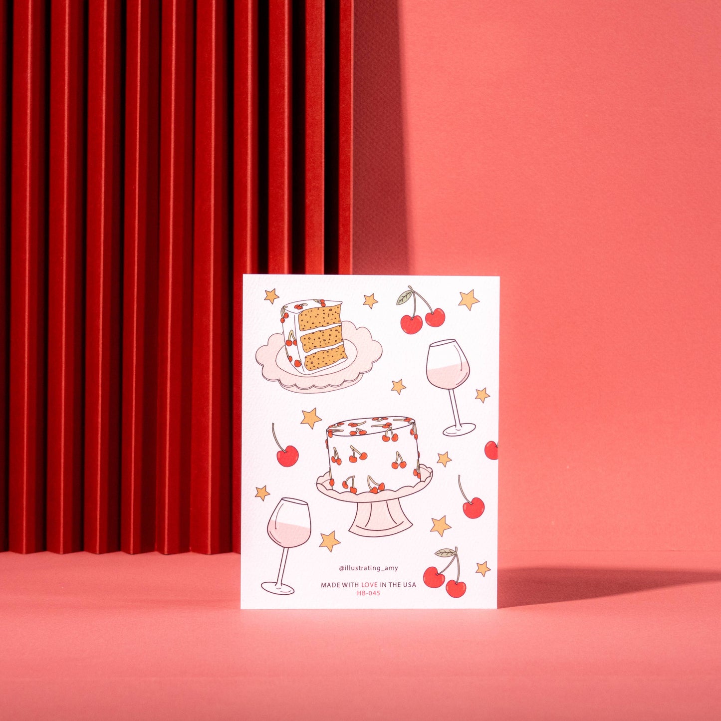 Birthday Cherries Card