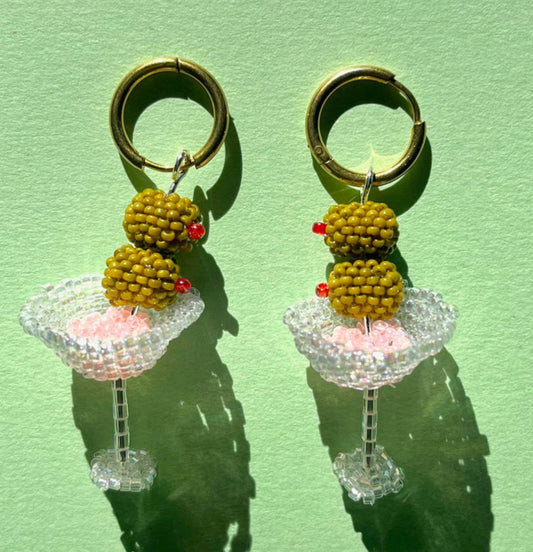 Dirty Martini Castelvetrano Olive Earrings - Dreamsong