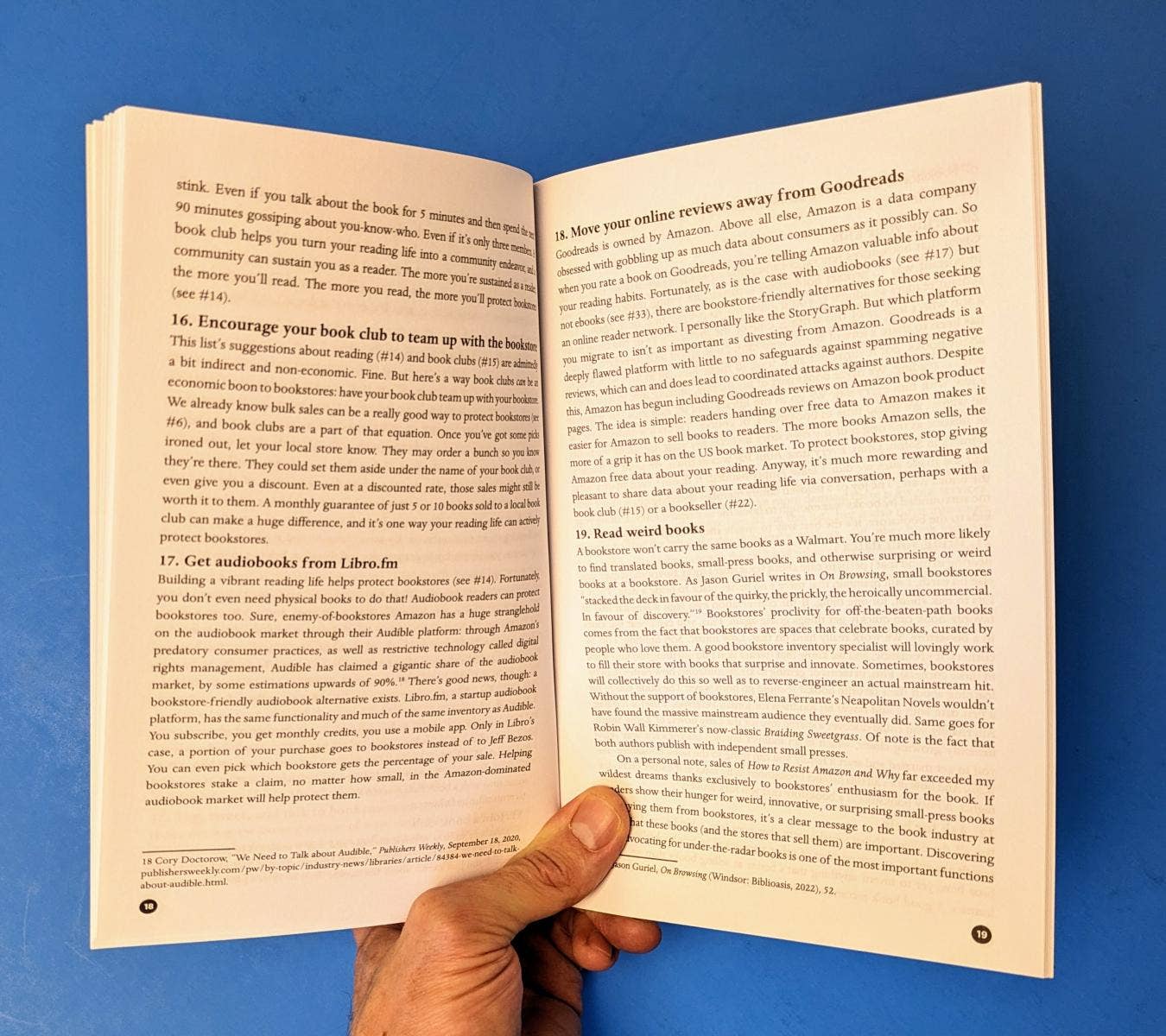 50 Ways to Protect Bookstores (Zine)