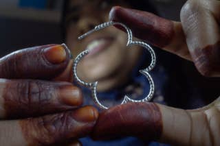 Crowned Free - Elevate Earrings - Silver