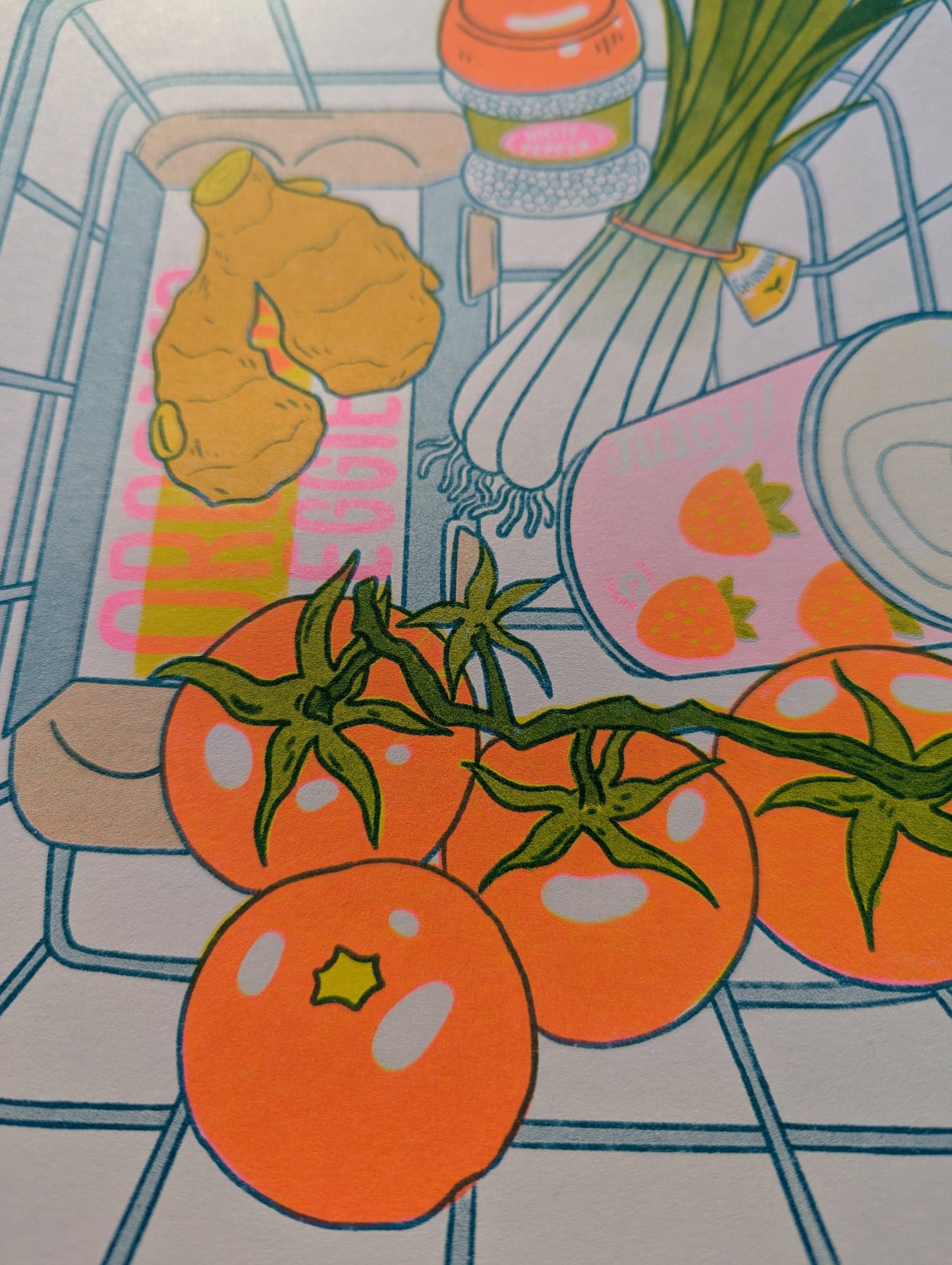 Tomato Egg Print