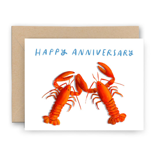 Finch + Flourish Paper Goods - Anniversary Lobsters Card