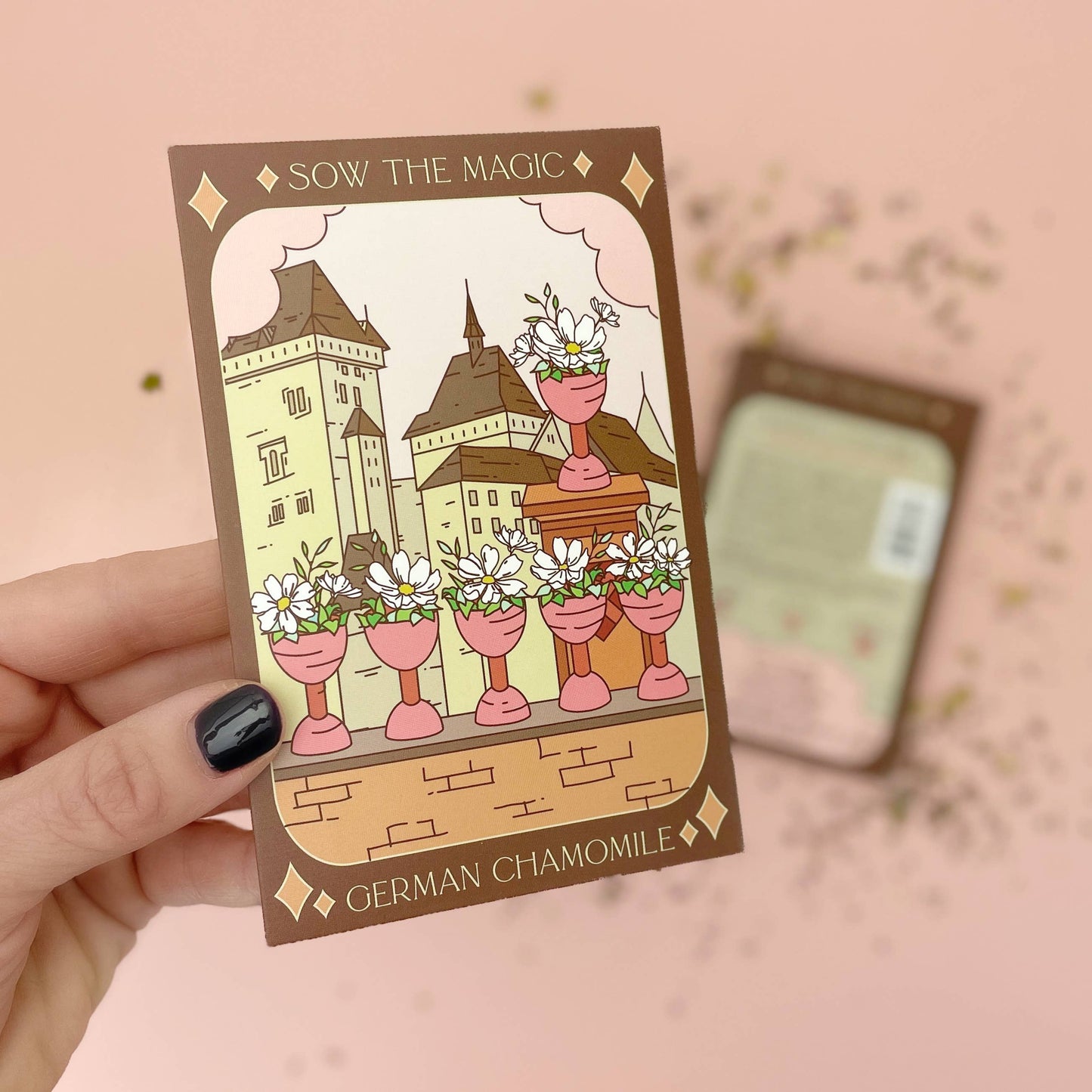 Sow the Magic - German Chamomile Tarot Garden + Gift Seed Packet
