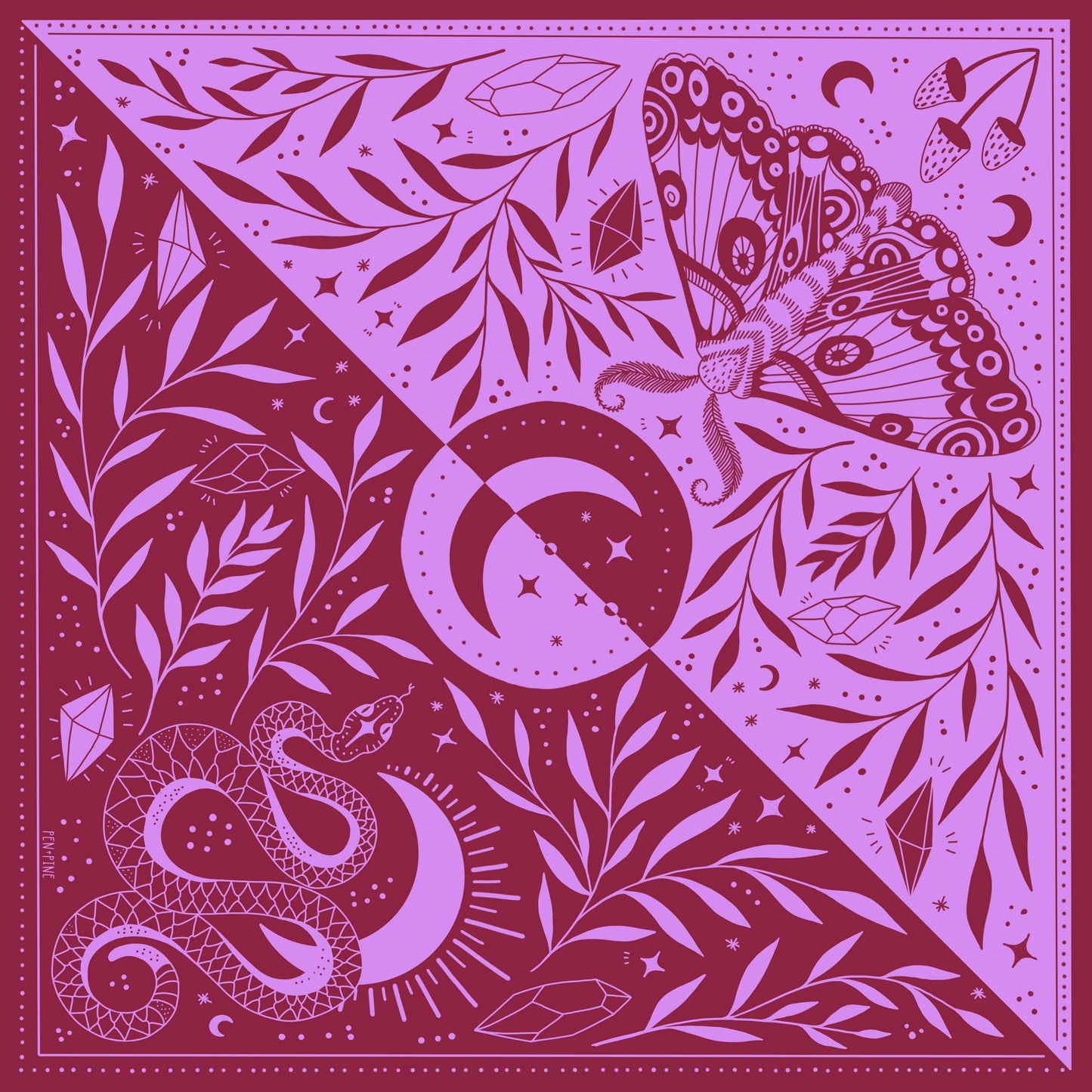 Witchy Bandana- Pen+Pine