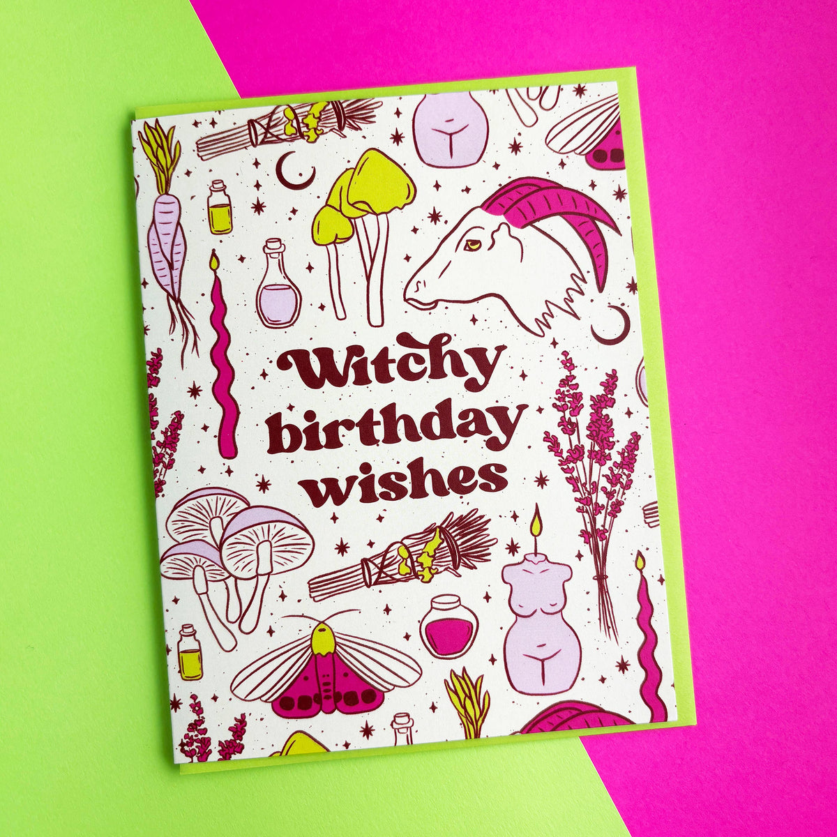 Witchy Birthday Card - Boss Dotty Paper Co