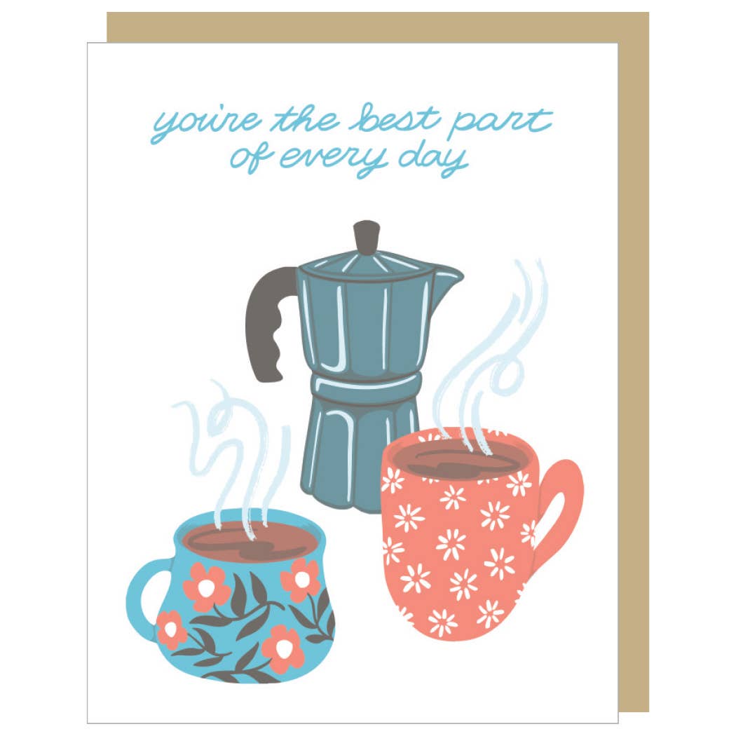Coffee Date Love Card