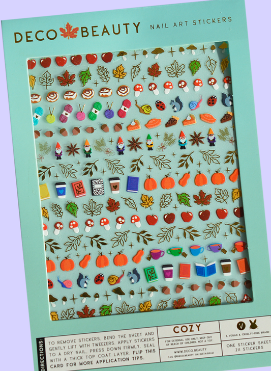 Deco Beauty - Nail Art Stickers - Cozy