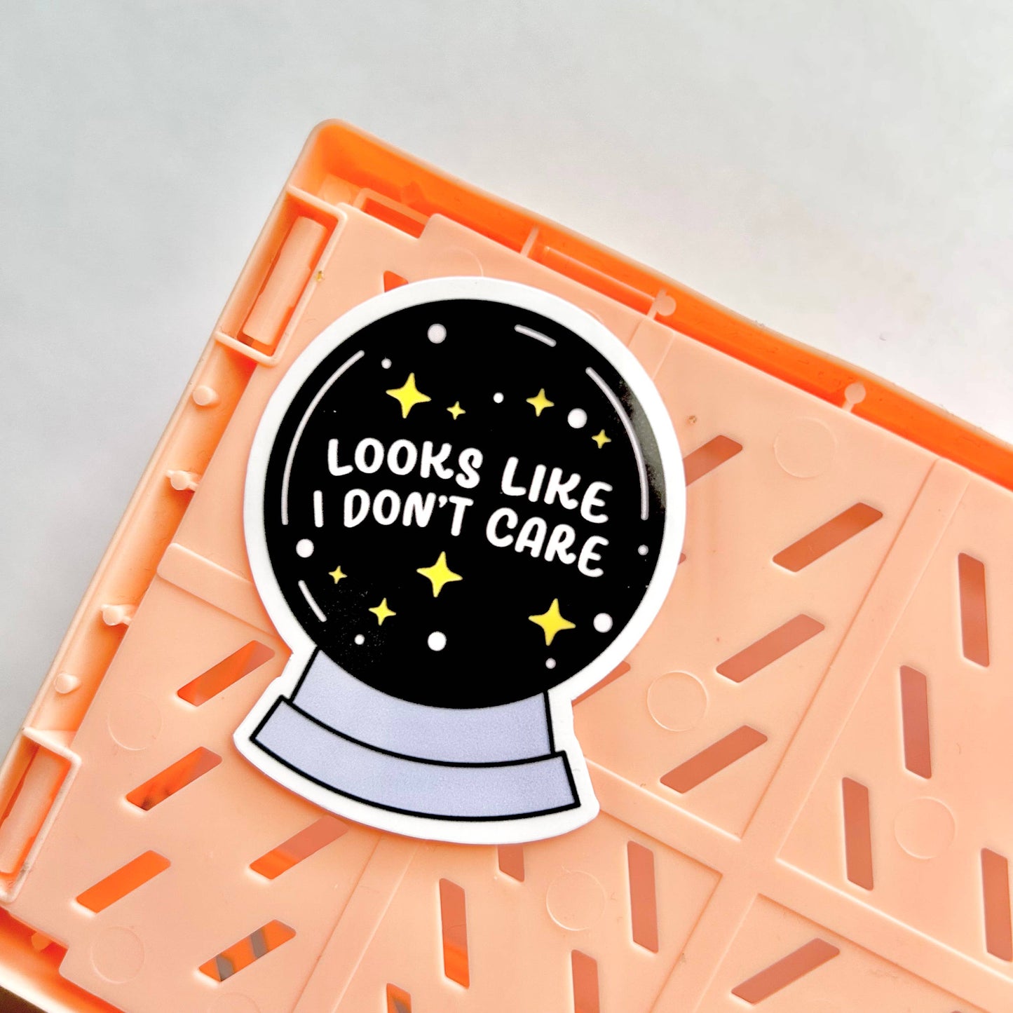 Happyish Brand - Looks Like I Don't Care Sticker Magic Ball - Witchy Stickers