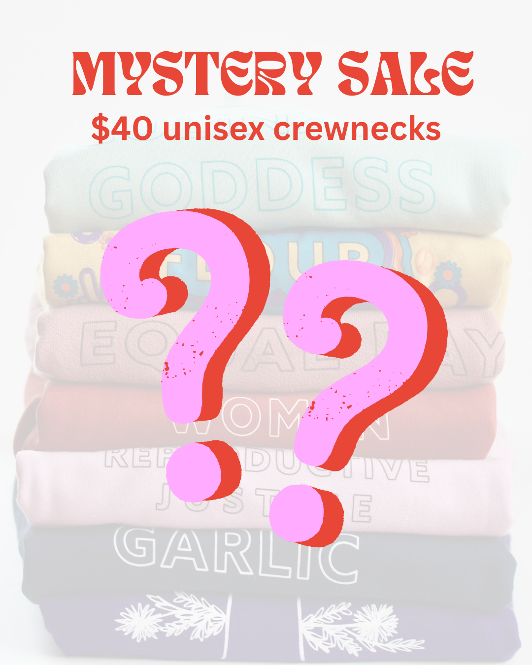 Mystery Sale Unisex Crewneck