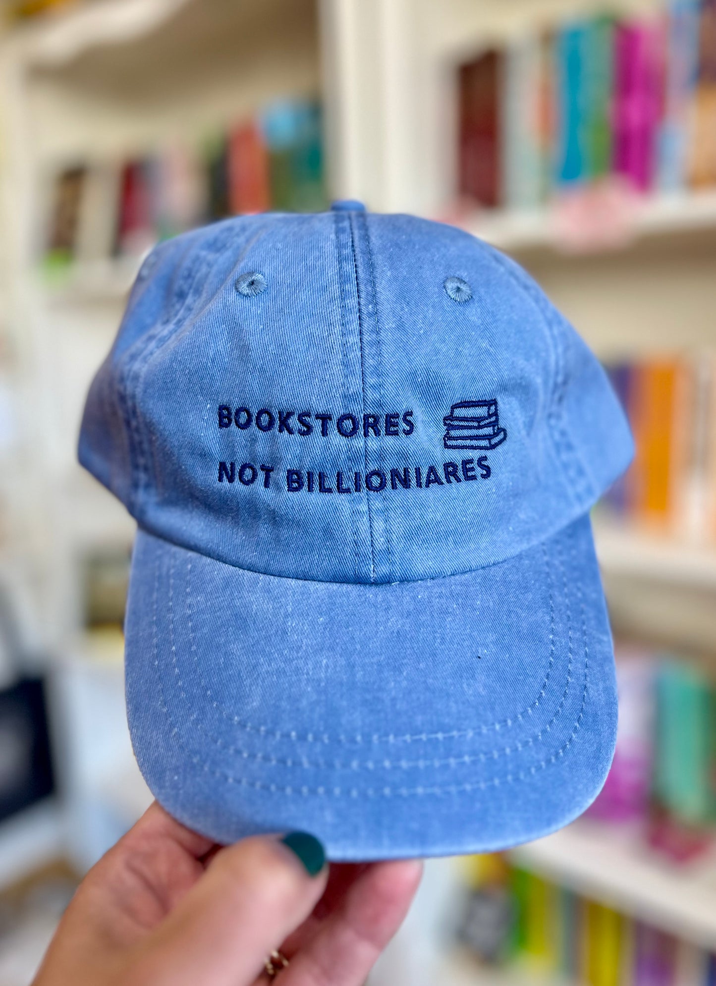 Bookstores Not Billionaires Baseball Hat