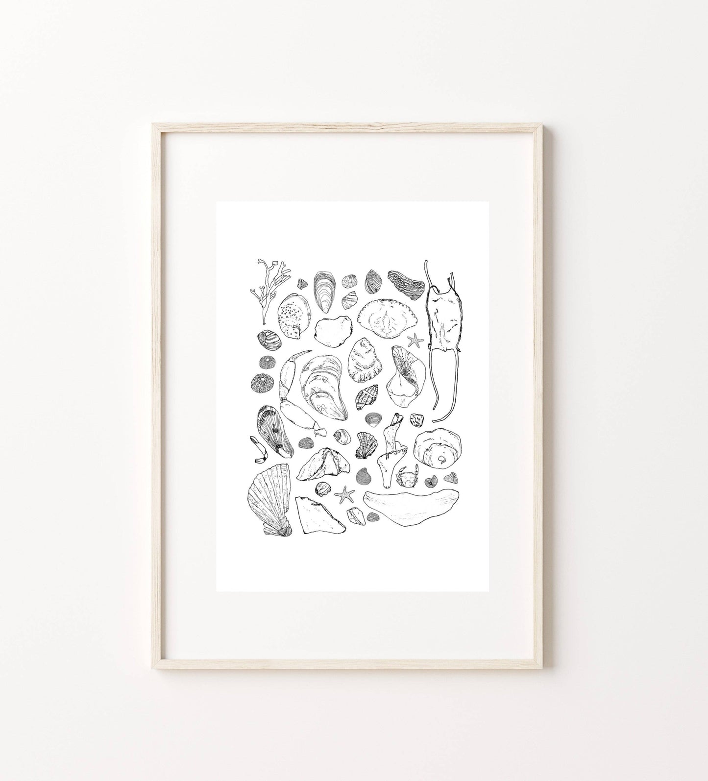 Sarah Wormann Art - Beachcombing: 8"x10"