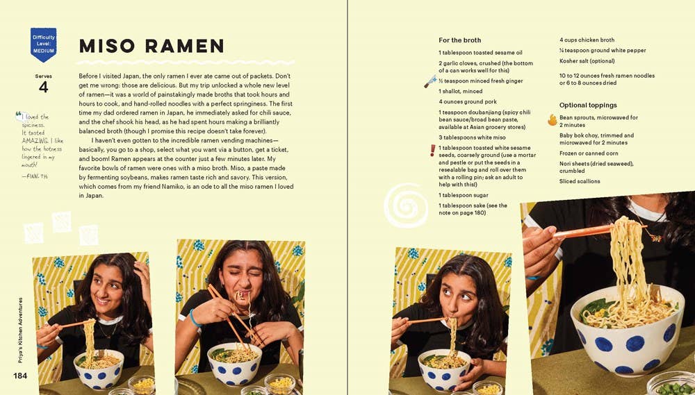 Priya’s Kitchen Adventures: A Cookbook for Kids by Priya Krishna