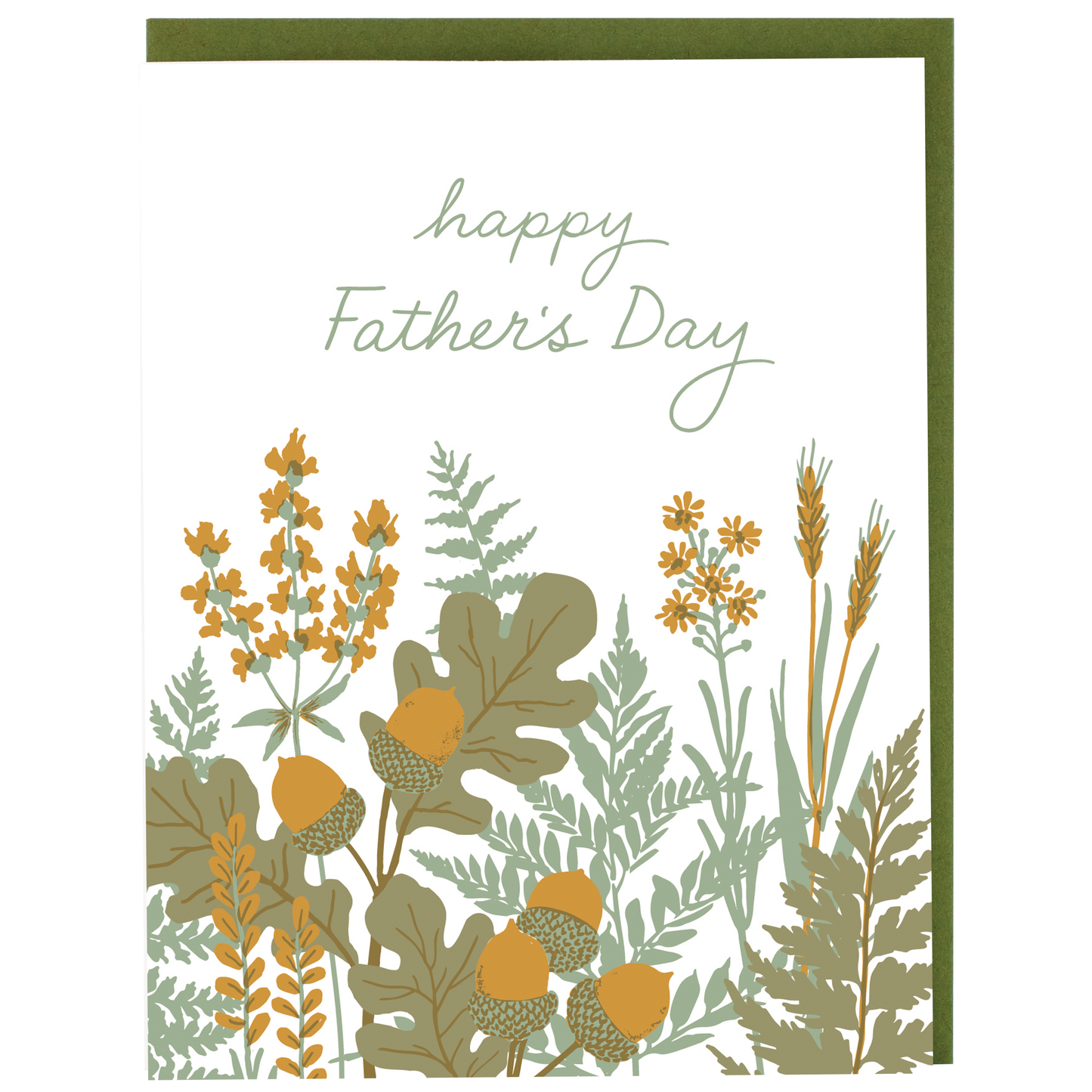 Garden Foliage Father's Day Card