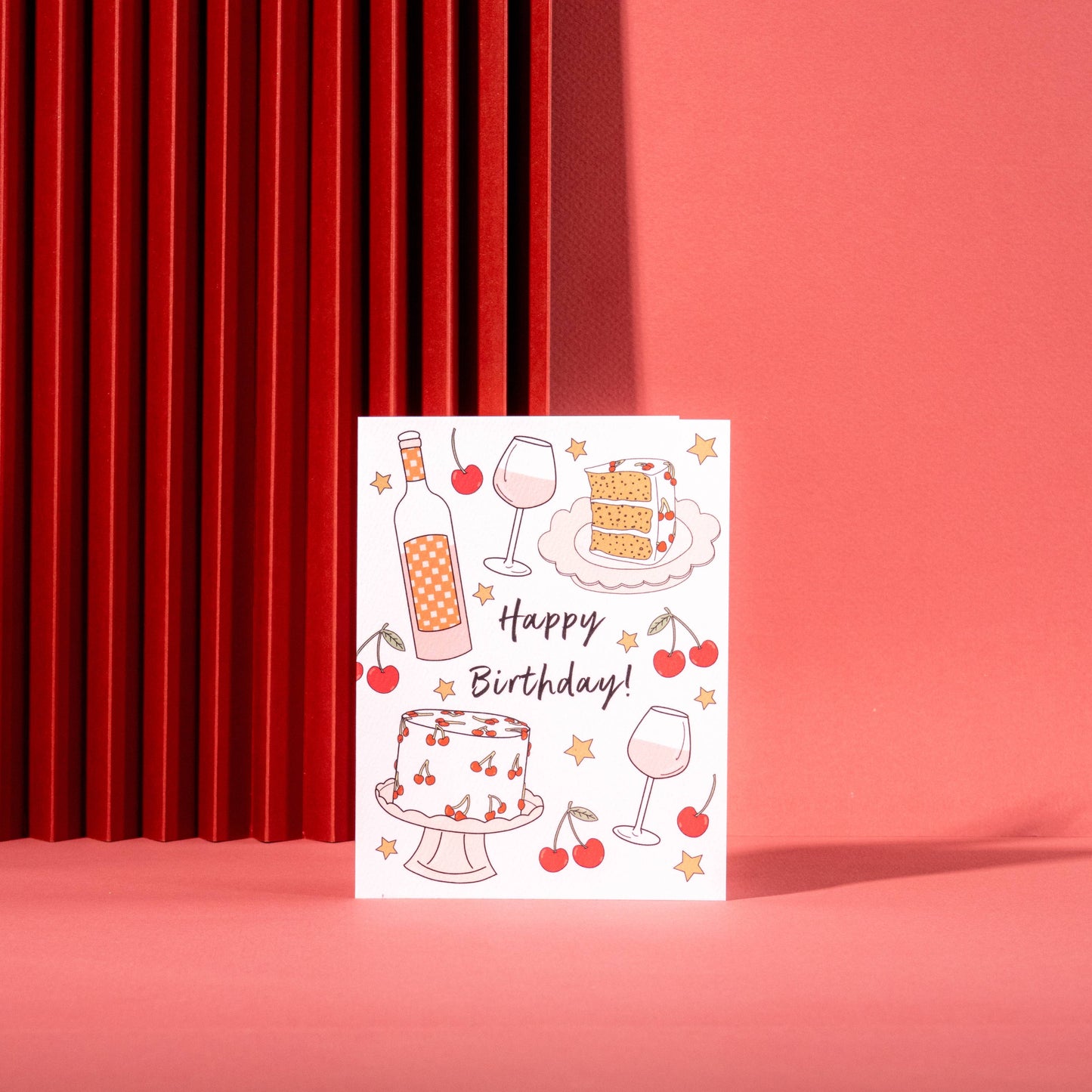 Birthday Cherries Card