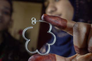 Crowned Free - Elevate Earrings - Silver