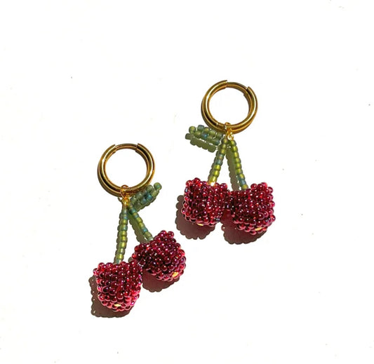 Bing Cherry Earrings - Dreamsong