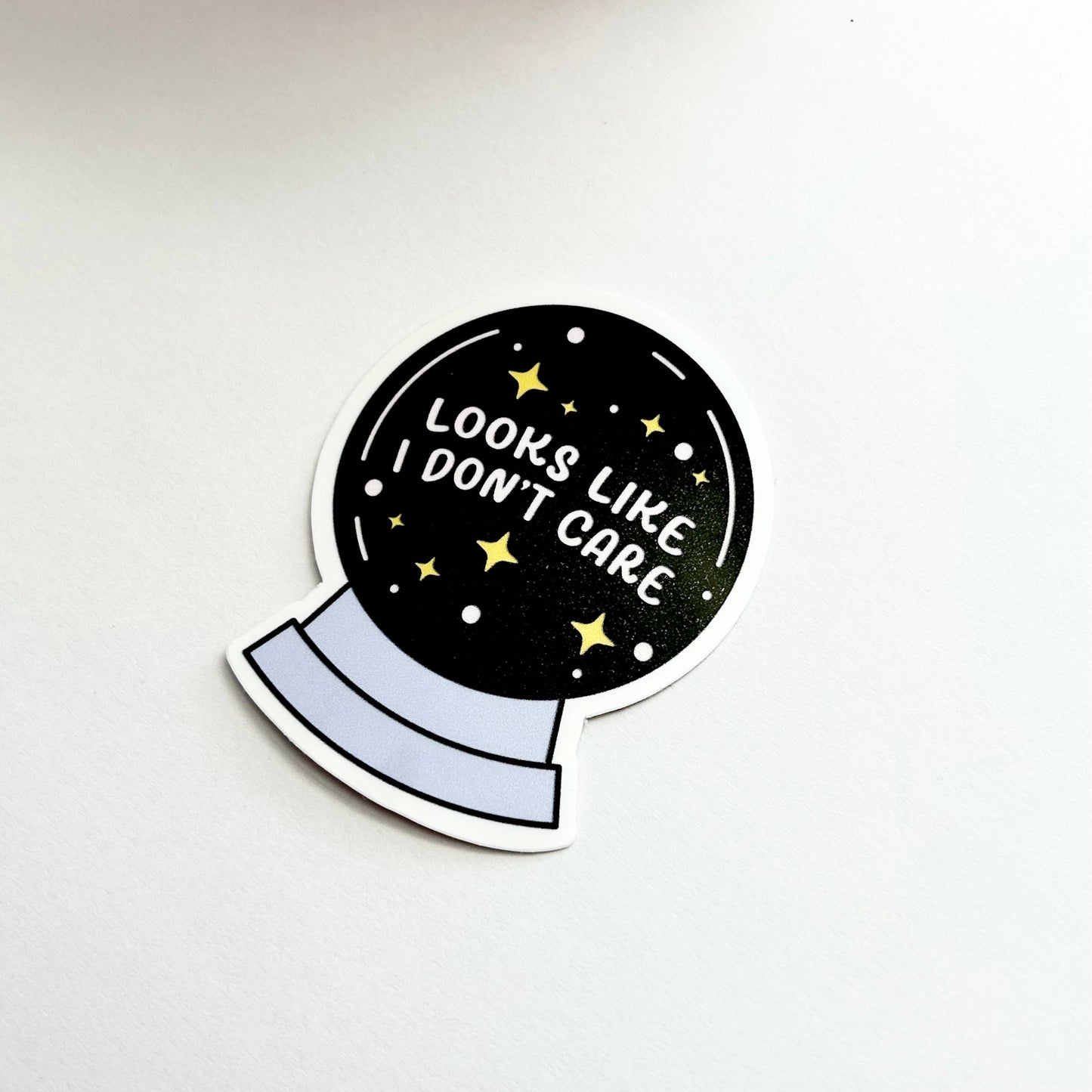 Happyish Brand - Looks Like I Don't Care Sticker Magic Ball - Witchy Stickers