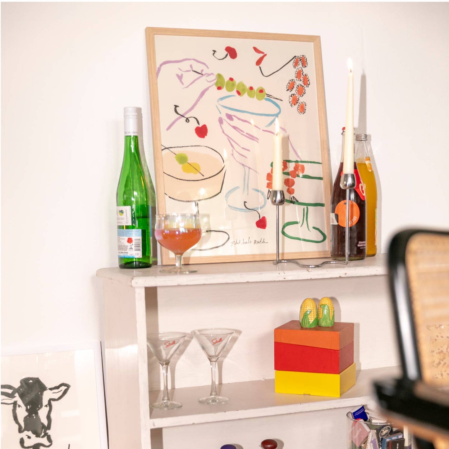 Cosmopolitan Dreams- Phthalo Ruth Print