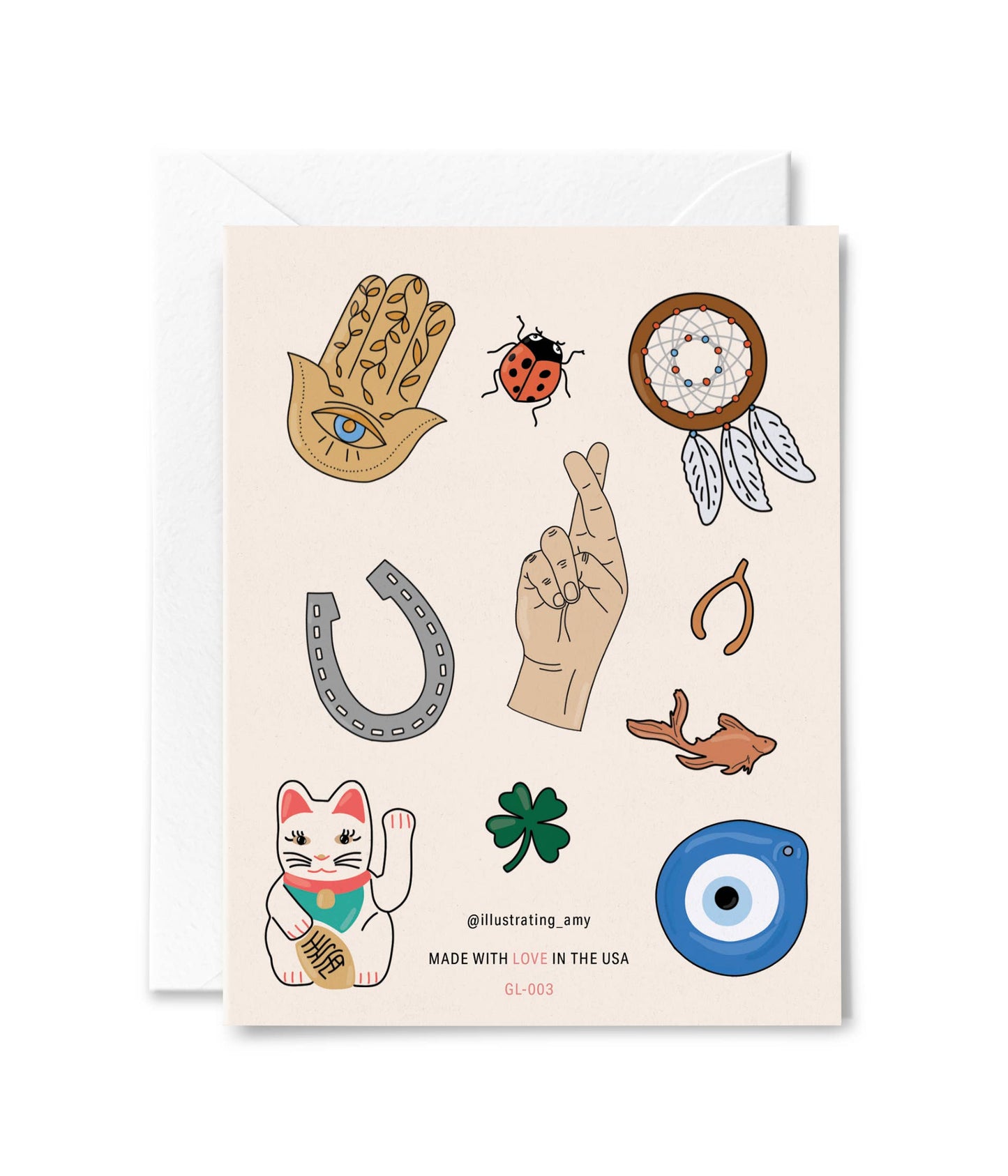 Lucky Charms Good Luck Card