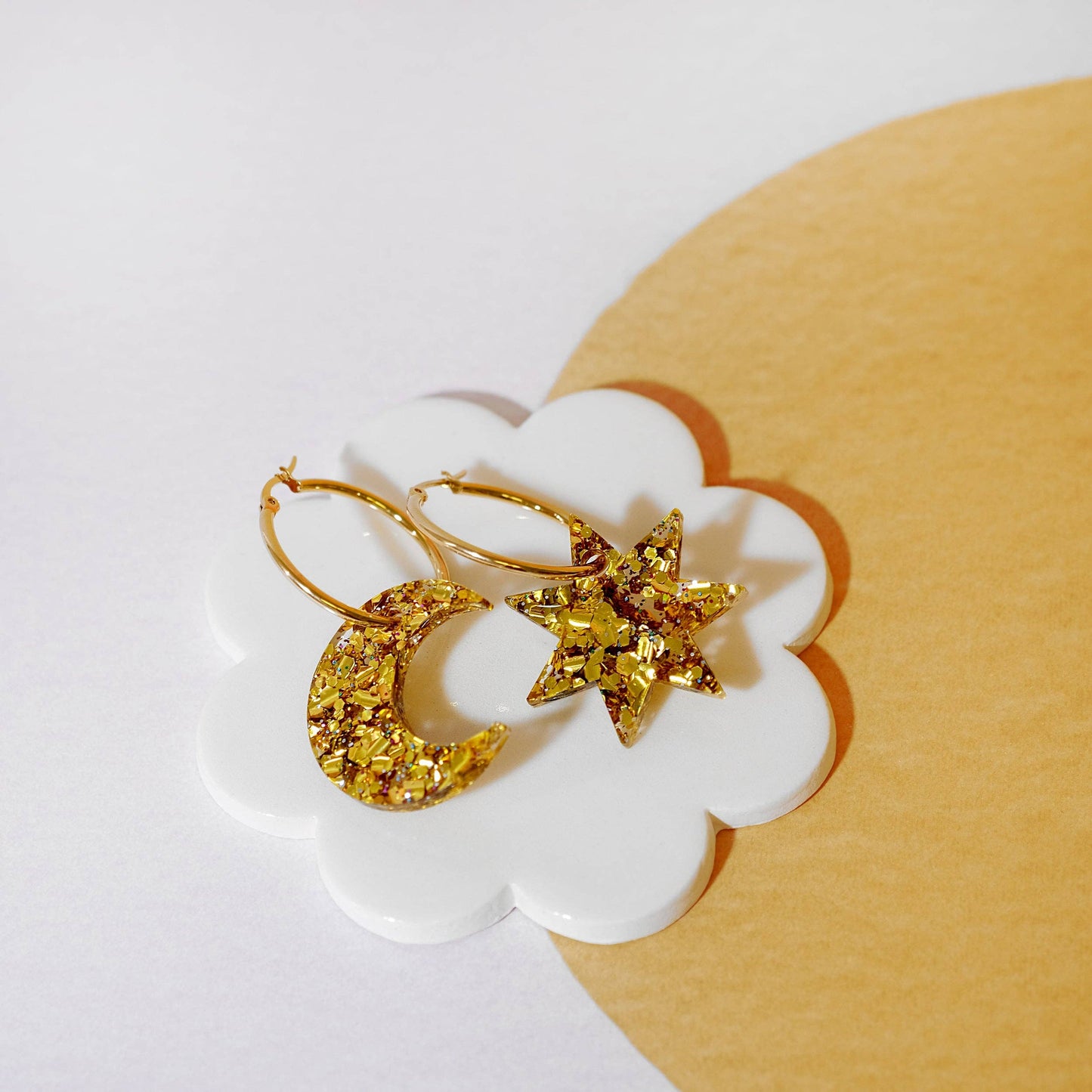Celestial Hoop Earrings
