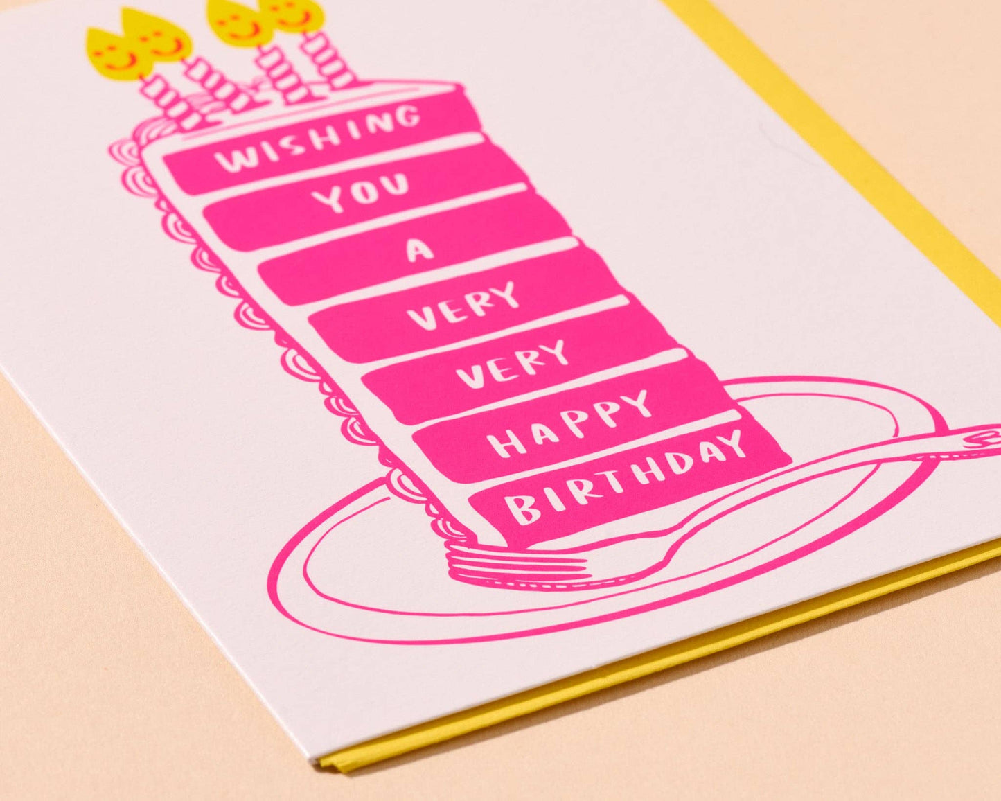 Wishing You A Very Happy Cake Birthday Card