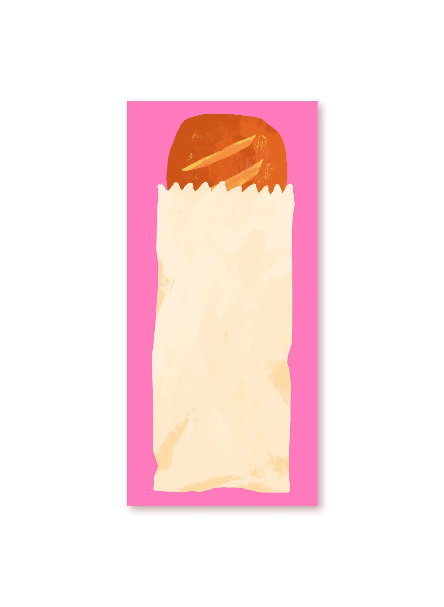 Bread List Pad – Grocery To-Do List Notepad