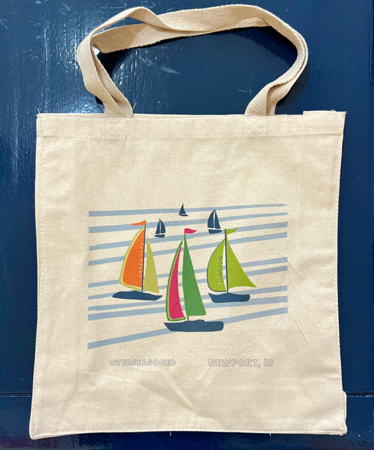 Fruity Sailboats Tote Bag