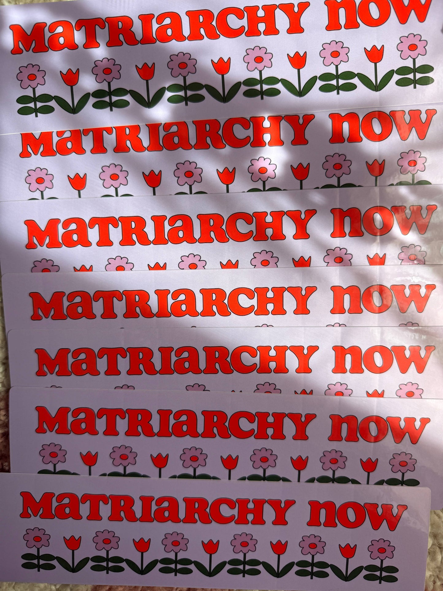 Matriarchy Now Bumper Sticker