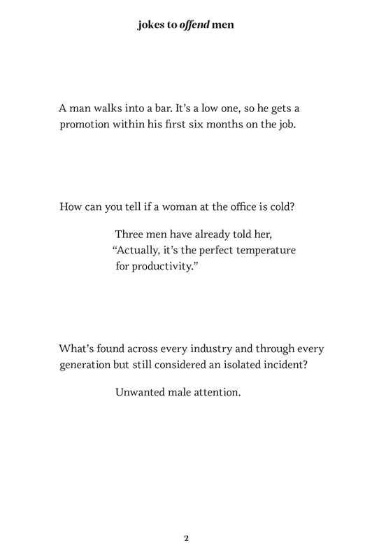 Jokes to Offend Men by Allison Kelley