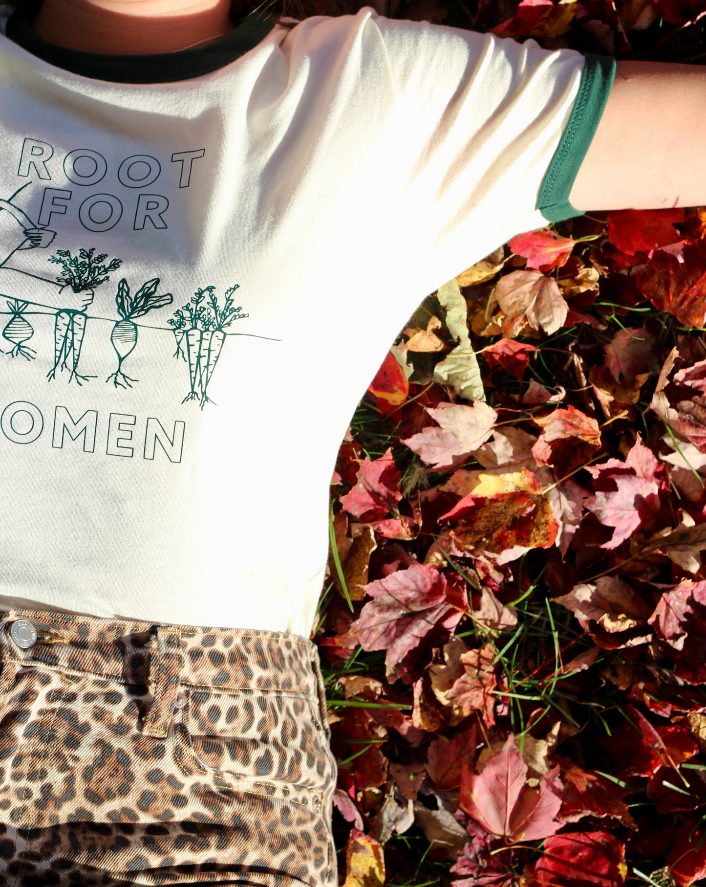 Root for Women Ringer Tee