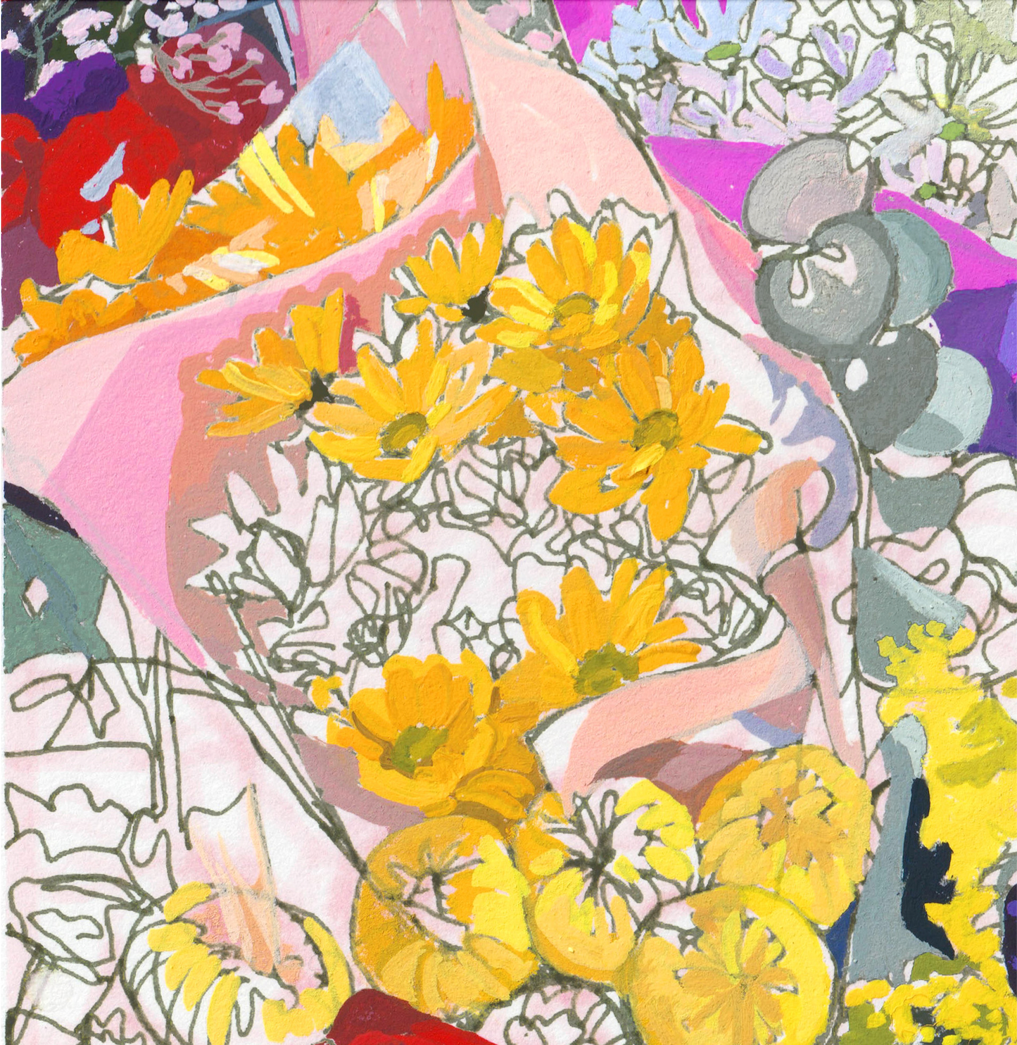 Spring Flowers giclee print: Anissa Riviere