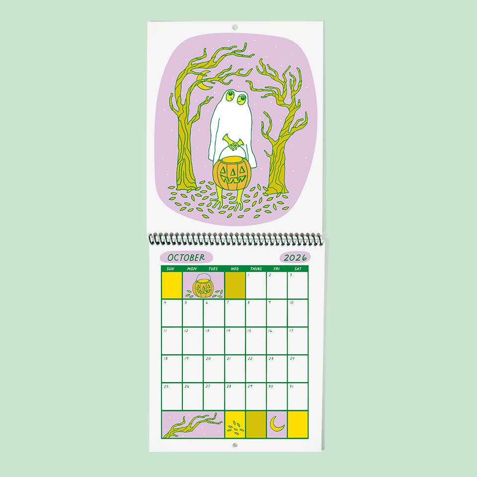 Froggy of the Month 2026 Calendar