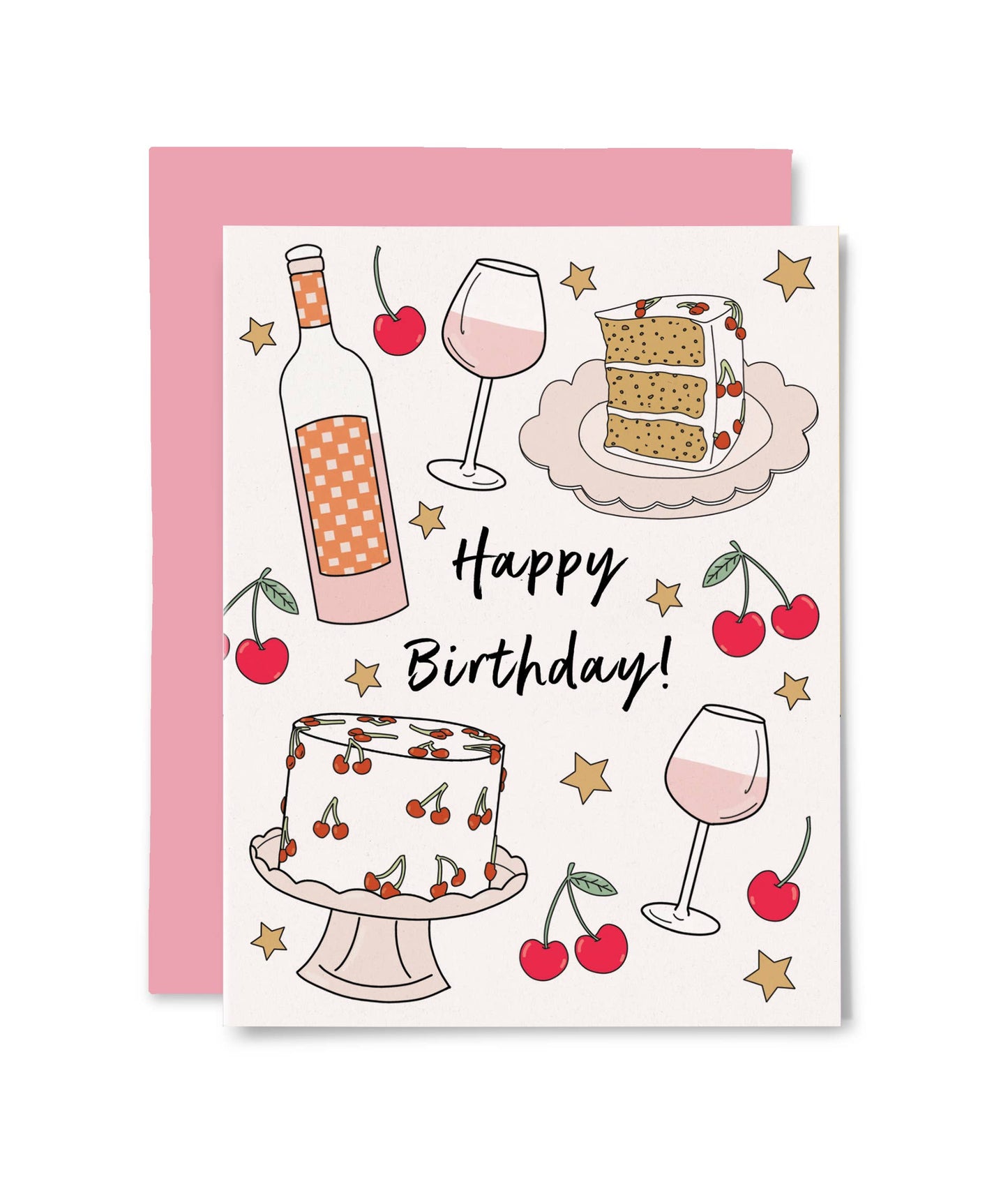 Birthday Cherries Card
