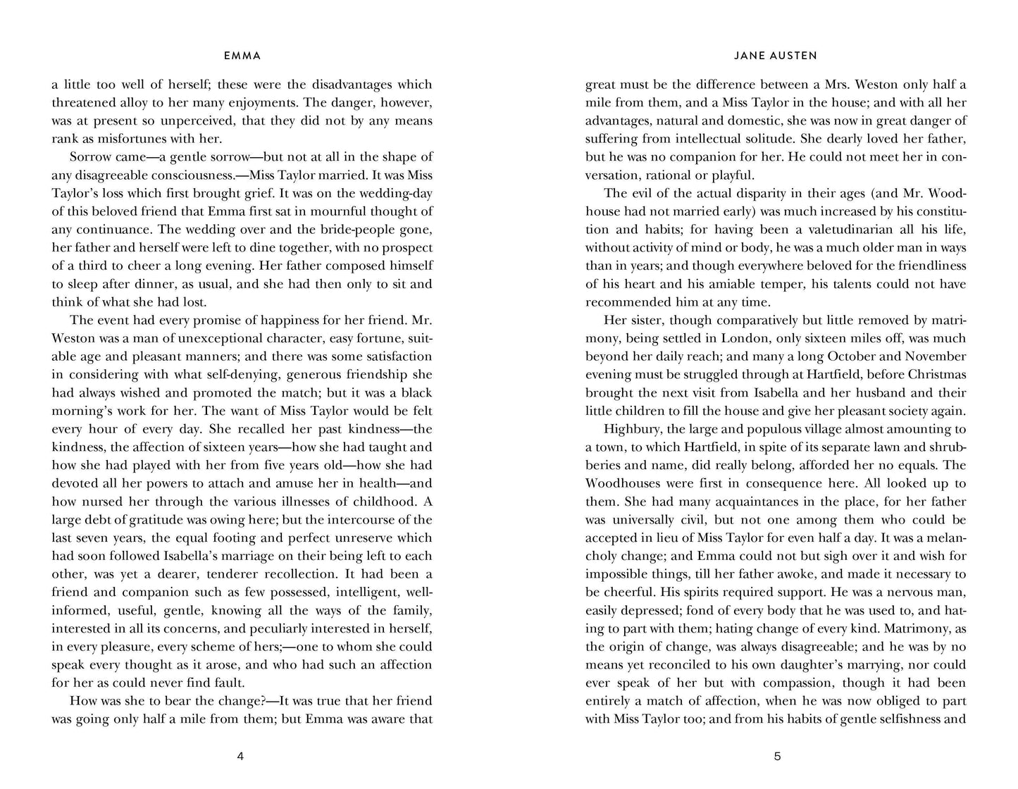 Emma by Jane Austen: Clothbound Edition