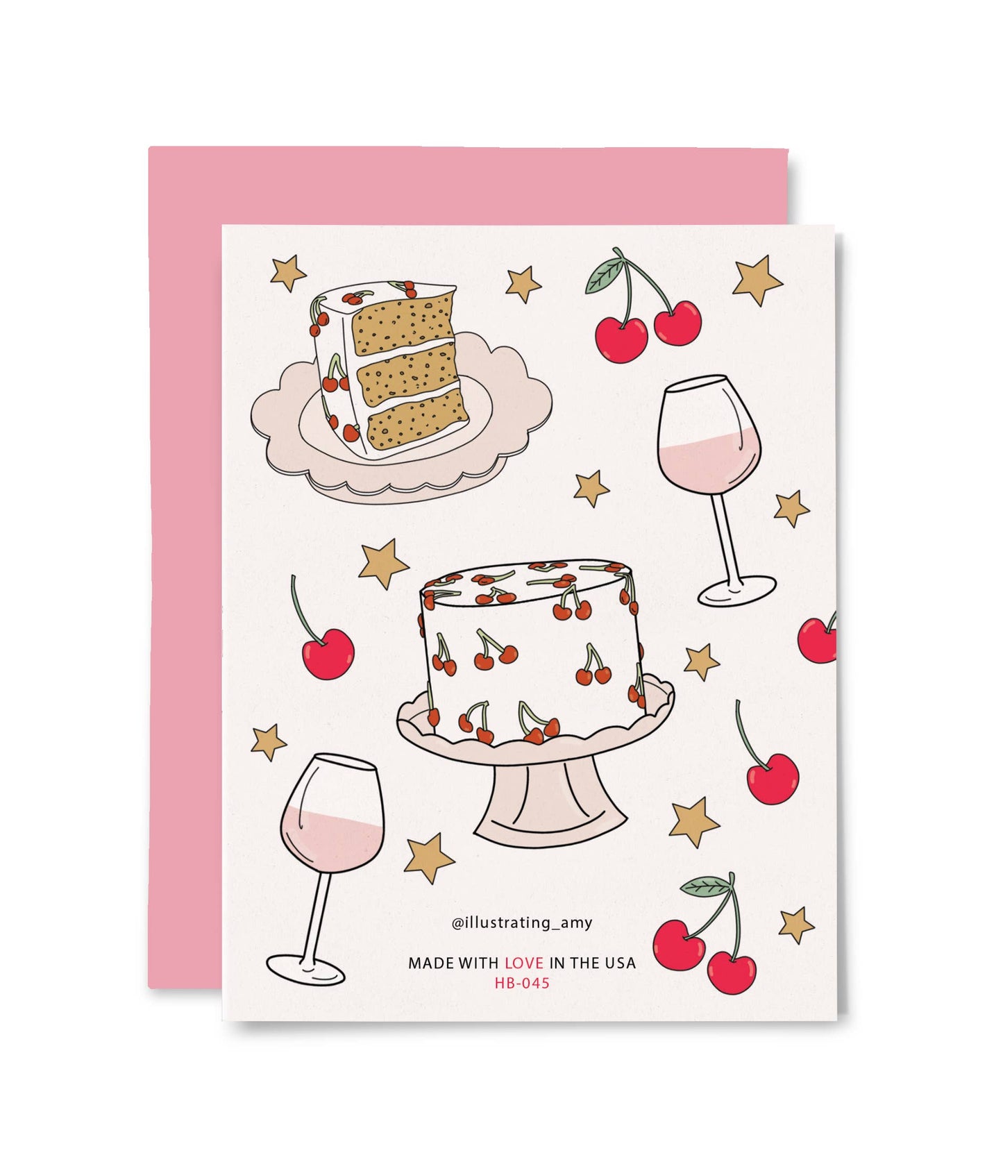Birthday Cherries Card