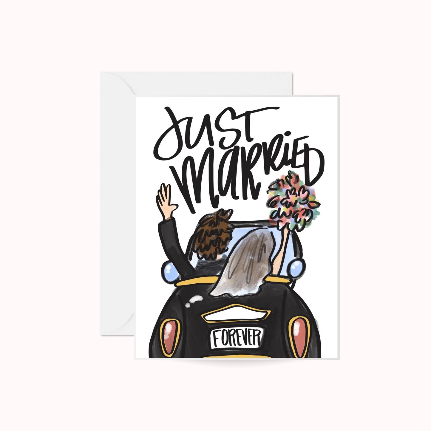 Anna Whitham Co. - Just Married Greeting Card