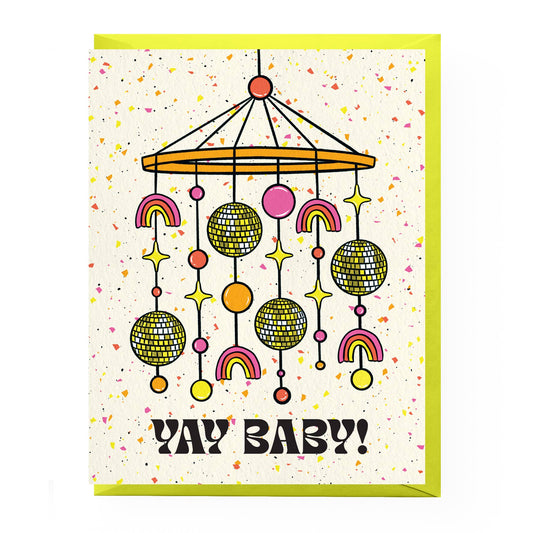 Boss Dotty Paper Co - Disco Baby Card