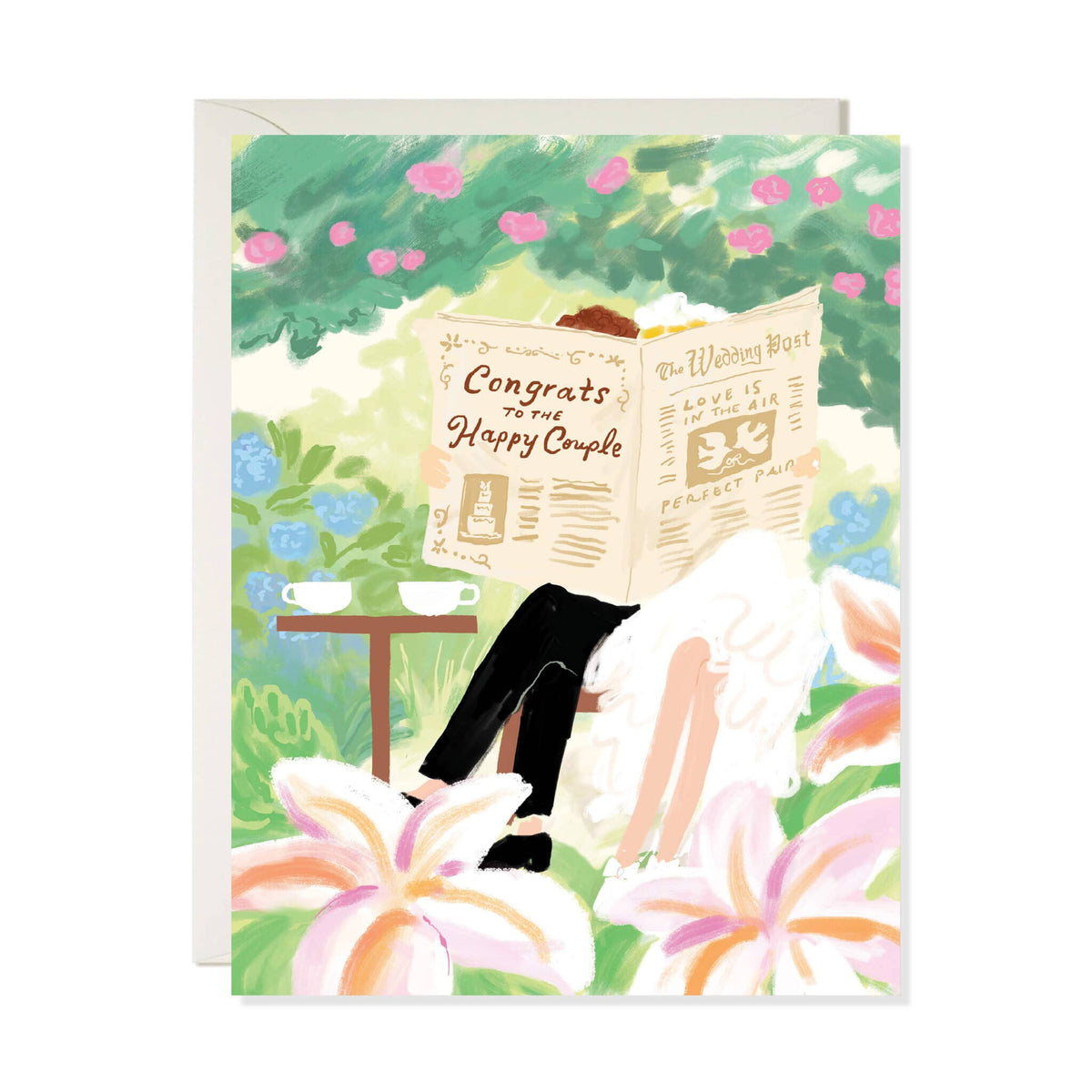 Wedding Newspaper Card- Karen Schipper